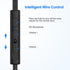 ACAGET USB Headset, Wired USB Earbuds for PC HiFi Stereo in-Ear Wired Game Headphones with Microphone Computer Earphones with Audio Controls for P...