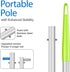 Pool Net Total Length 26.8 inches, Swimming Pool Skimmer Net with Aluminum Pole for Fast Cleaning Ponds, Hot Tub, and Spas, Pool Cleaner Supplies ...