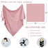 OWLOWLA Newborn Swaddle Set Stretch Wrap Swaddle Receiving Blanket for Baby Boy Girl(Blush-rm)...