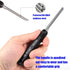 JRready DRK-HC40A Pin Extraction Removal Tool for Heavy Duty series HARTING HAN C 40A Series Connector & WAIN 40A CCSM/F Series Electronic Connect...