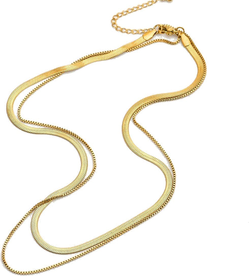 Choker Necklaces for Woman,14k Gold Plated Gold Choker Necklaces for Woman, Titanium Steel Snake Necklace, Minimalist Jewelry for Women, gifts for...