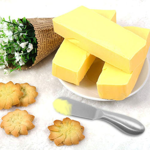 6 Pieces Cheese Spreader Set, Stainless Steel Multipurpose Cheese and Butter Spreader Knives...