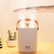 Humidifiers for bedroom,1.2L Portable Cool Mist Humidifiers Auto Shut-Off USB Desk Humidifier,with Warm Night Light and Dual Nozzle Design for Bed...