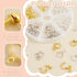 PH PandaHall 36 Pcs Brass Screw Back Clip-on Earring Component 17x13.5x5mm for Non-Pierced Ears 3 Colors...