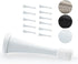 HOME MASTER HARDWARE 12 Pack Door stoppers,Door stop?Door draft stopper,Door stoppers for bottom of door,White rubber door stop,3-in MB Heavy Duty...