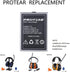 Lithium Battery Replacement,Rechargeable Battery,Suitable for Our Rechargeable Bluetooth Headphones Noise Reduction Ear Earmuffs...