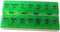 Apex 7- Day Push to Open Pill Organizer, 1x Per Day or AM/PM (AM/PM with Tray, Green)...