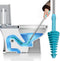 Samshow Toilet Plunger Toilet Dredge Designed for Siphon-Type, Power Cleaned Toilet Pipe, Patented, Stainless steel Handle with Wall Hook...