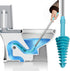 Samshow Toilet Plunger Toilet Dredge Designed for Siphon-Type, Power Cleaned Toilet Pipe, Patented, Stainless steel Handle with Wall Hook...