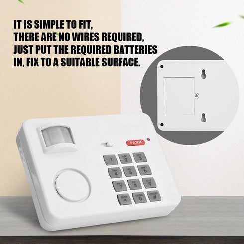 Wireless Security Keypad Alarm Motion Sensor Alarm Password Home Security Keypad Remote Infrared Detectors...