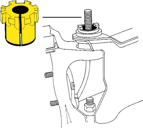 MOOG K8969 Alignment Caster / Camber Bushing for Ford F-250 Super Duty...