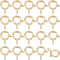 BENECREAT 20 PCS 14K Gold Filled Spring Ring Clasps for Necklace Bracelet Jewelry DIY Making (8mm x 6mm x 1mm)...