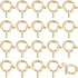 BENECREAT 20 PCS 14K Gold Filled Spring Ring Clasps for Necklace Bracelet Jewelry DIY Making (8mm x 6mm x 1mm)...
