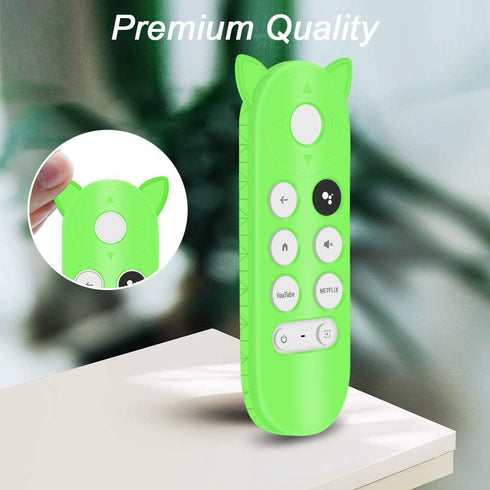 3Pack Silicone Protective Case for Google Chromecast Remote Control,Remote Case Holder Skin for Google 2020 Voice Remote,Shockproof Bumper Remote ...