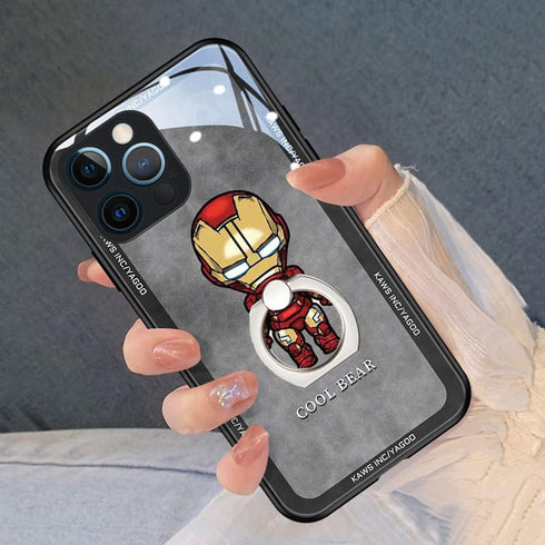 ZOSTLAND 3PCS Super Hero Phone Ring,Universal 360°Adjustable Phone Case Finger Grip Stand Holder Desk Stent Mount Hook Compatible with iPhone15 14...