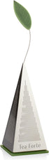 Tea Forte Icon Stainless Steel Loose Leaf Tea Infuser, Extra Fine Strainer with Silicone Leaf and Base...
