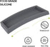 Bathroom Trays for Counter, Slicone Vanity Trays for Bathroom, Rectangle Sponge Holder for Kitchen Sink - Grey...