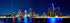 PHOTOSBYJON Detroit Skyline UNFRAMED Photo Print Night Color City Downtown 11.75 inches x 36 inches Photographic Panorama Poster Picture Standard ...