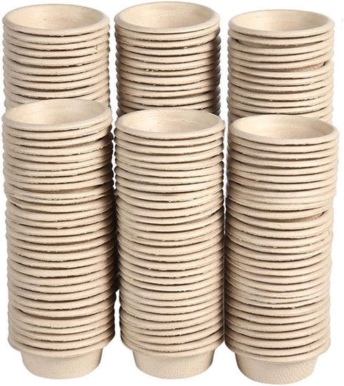 Paper Gecko Feeding Cups Reptiles Food and Water Bowls Feeder 0.5oz Small Cup Feeding Ledge Replacement Cups for Crested Gecko Lizards Spiders,100...