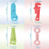 Fu Store 4 Pack Soft Silicone Teething Toys for Toddlers Infant Tools Shape Baby Teethers Relief Soothe Babies Gums Set (8 Pack Hammer Set)...