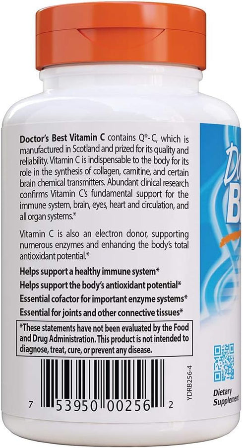 Doctor's Best Best Vitamin C 500mg, 120 Count...