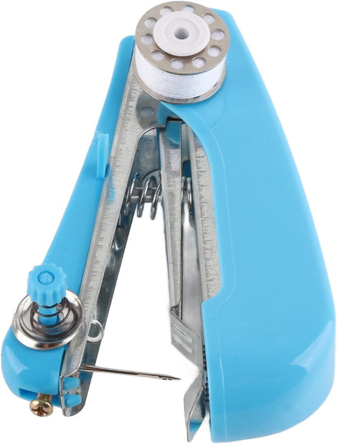 Zerodis Mini Portable Sewing Machine, Multifunction Handheld Stitching Machine Portable Mini Sewing Tool Simple Operation Handheld Sewing Device S...