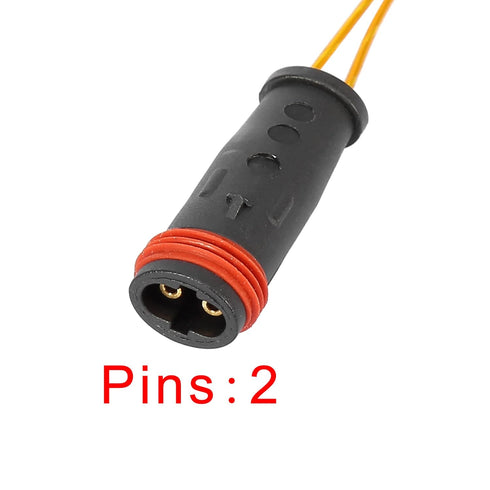 X AUTOHAUX 4pcs Car Front Rear Brake Pad Electronic Wear Sensor Indicator 1645401017 2205401517 for Mercedes-Benz ML350 ML500...