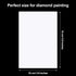 100 Pieces Diamond Painting Release Paper Double-Sided Non-Stick Cover Replacement Paper, 5.9 x 3.9 Inch...