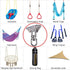 SELEWARE Stainless Steel Swing Hanger Heavy Duty Ceiling Swing Mount Free Swivel Swing Hook Swing Hardware Kit for Yoga Swing Hammock Chair Porch ...