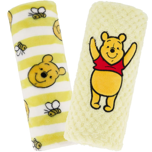 Disney 2-Pack Baby Blanket for Infants and Newborns, Plush Textured Fleece Winnie The Pooh Blanket, Perfect Unisex Gift for Toddlers...