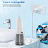 Water Dental Flosser Portable Teeth Cleaner 9 Modes Water Picks 300ml Large Tank Cordless Oral Irrigator Rechargeable Ipx7 Waterproofe High Pressu...