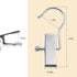 Coideal Boot Hanger Clips Hooks - 8 Pack Laundry Hook Hanging Clothes Pins Portable Stainless Steel Clothing Organizer Pant Holder for Travel,Clos...