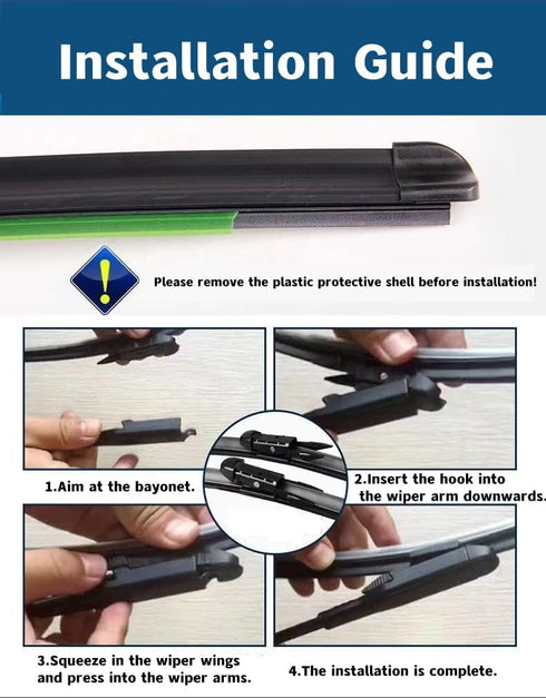 23+26 inch Compatible with Toyota 2008-2020 Sequoia 2007-2020 Tundra Front Windshield Wiper Blades For My Car Original Equipment Automotive Replac...