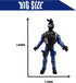 Police Army Men Playset Guard Military with Weapons Accessories 6 Pack Toy Soldiers Action Figures for Toddlers Age 6 7 8 9 yr Old Boys Girls Kids...