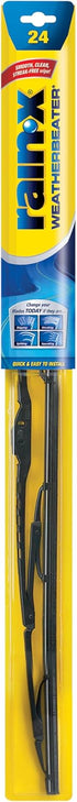Rain-X RX30224 WeatherBeater Wiper Blades, 24" Windshield Wipers (Pack Of 1), Automotive Replacement Windshield Wiper Blades That Meet Or Exceed O...