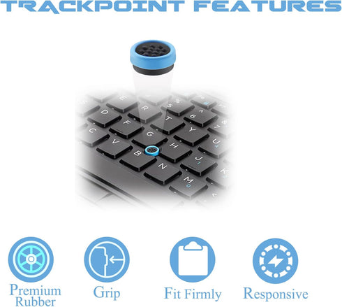LeFix 2 x Replacement Trackpoint Caps Mouse Pointing Stick for Dell E6400 E6410 E6420 E6430 E4300 E4310 E5410 E5500 E7240 E7440 E7250 E7450...