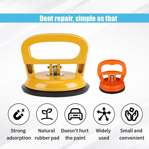 3 Pack Car Dent Puller, Car Dent Puller Kit Handle Lifter Powerful Car Dent Remover, Dent Removal Kit and Dent Repair Puller for Car Body Dent, Gl...