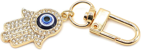 Evil Eye Keychains Car Key Ring Bag Purse Keychains Good Luck Amulet protection Charm Keychains for Women Men...