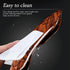 Car Wood Grain Steering Wheel Cover, Anti-Skid Segmented Auto Steering Wheel Protector, Automotive Interior Accessories, Universal for Most Vehicl...