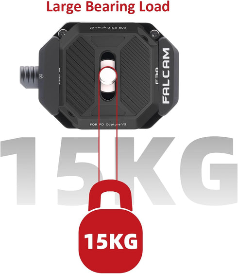 F38 Camera Quick Release Plate Compatible with PD Capture Camera Clip V3 and F38 Backpack Clip (Plate Only) - 2465...