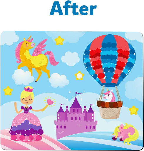 Skillmatics Art Activity - Dot It Unicorns & Princesses, No Mess Sticker Art for Kids, Craft Kits, DIY Activity, Gifts for Boys & Girls Ages 3, 4,...