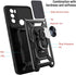 CCSmall Case for Motorola Moto G60 with Slide Camera Cover,Military Grade Heavy Duty Protection Phone Case Cover with Magnetic Ring Kickstand for ...
