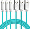 iPhone Charger 6ft 3Pack MFi Certified Lightning Cable Nylon Braided USB Charging/Data Sync Cord Compatible with iPhone 12/11/X XS XR/8 7 6 6s Plu...