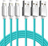 iPhone Charger 6ft 3Pack MFi Certified Lightning Cable Nylon Braided USB Charging/Data Sync Cord Compatible with iPhone 12/11/X XS XR/8 7 6 6s Plu...