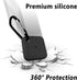 Silicone Case for Tile Mate (2020) & Tile Mate (2018), Soft and Flexible, Scratch/Shock Resistant Cover with Carabiner for Tile Mate Tracker (Blac...