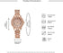 CdyBox 3Pack Ladies Diamond Watch Luxury Rhinestone Bracelet Quartz Analog Watches Set Wristwatch for Women...