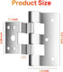 SuperDi Mobile Homes Door Hinge for Combination Doors Replacement for Elixir Series 6000 8000 9000 and Storm Door...