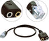 RJ9 Male to 3.5mm Female Plug Headset Jack Phone Audio Adapter Cable Not Compatible with RJ11...