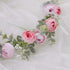 Floral Fall Artificial Baby Breath Flower Halo Wedding Crown Lilac Bridal Headpiece Greenery Crown HC-24 (F-pink)...
