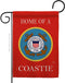 Breeze Decor Home of Coastie Garden Flag Armed Forces Coast Guard USCG Semper Paratus United State American Military Veteran Retire Official House...